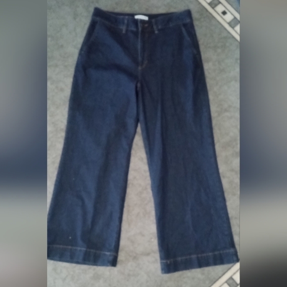 Liz Claiborne Denim - Liz Claiborne Navy Wide Leg Jeans